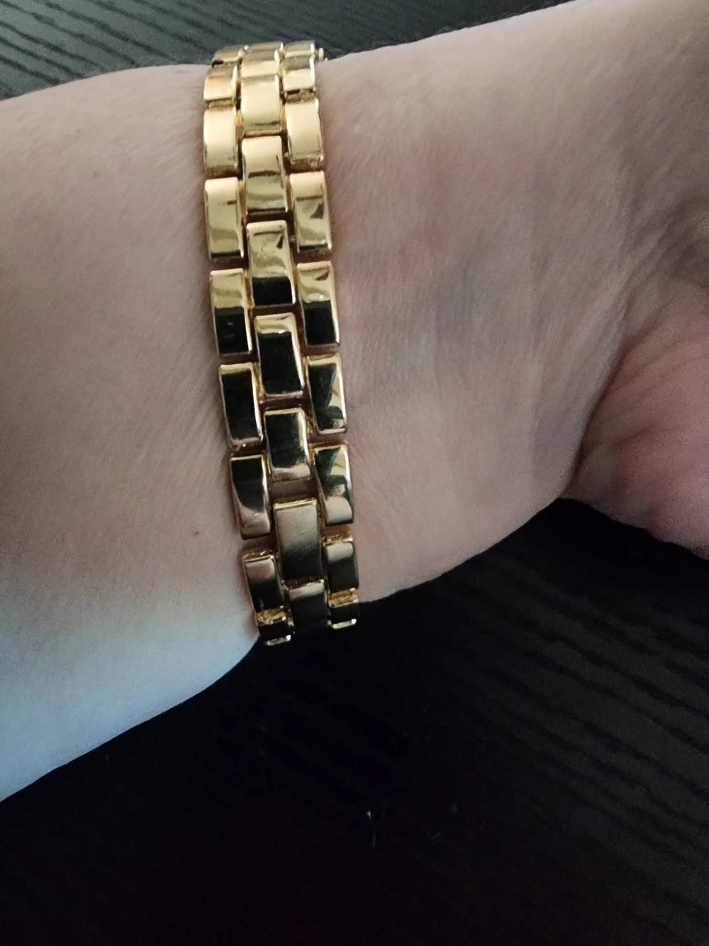 Women's Gold-Tone Analog Bracelet Watch